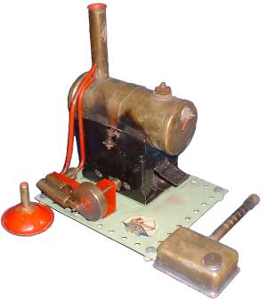 Norton Nut's Bowman toy steam engine model