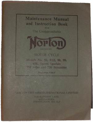 Norton Nut's Norton maintenance manual