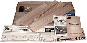 Graupner Junior Balsa Glider Kit Norton Nut's Graupner Junior Balsa Glider Kit