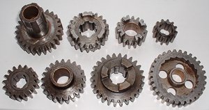 Norton 500T Wide Ratio Gears Norton Nut's Norton 500T Wide Ratio Gears