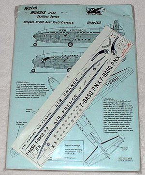 Welsh Models 1/144 vac form Breguet Deux Ponts Provence Norton Nut's Welsh Models 1/144 vac form Breguet Deux Ponts Provence