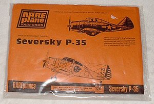 RARE Planes 1/72 vac form Seversky P.35 Norton Nut's RARE Planes 1/72 vac form Seversky P.35