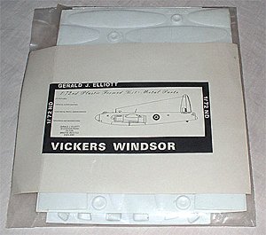 Elliott 1/72 vac form Vickers Windsor kit Norton Nut's Elliott 1/72 vac form Vickers Windsor kit
