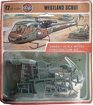 Airfix 1/72 Westland Scout helicopter kit Norton Nut's Airfix 1/72 Westland Scout helicopter kit