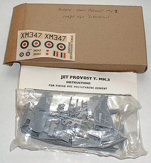 Airfix 1/72 Jet Provost T.Mk.3 kit Norton Nut's Airfix 1/72 Jet Provost T.Mk.3 kit