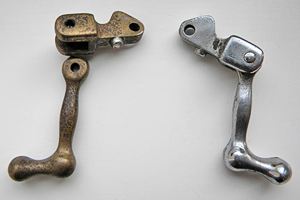 Vintage Lucas P100 Headlamp Clips Norton Nut's Vintage Lucas P100 Headlamp Clips