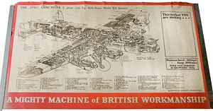Very rare wartime aircraft poster Norton Nut's Very rare wartime aircraft poster