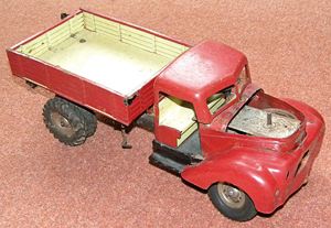 Large Old "Gama" Tinplate Toy Lorry Norton Nut's Large Old "Gama" Tinplate Toy Lorry