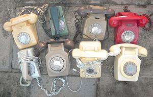 Collection Of 8 Vintage Telephones Norton Nut's Collection Of 8 Vintage Telephones