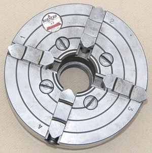 Burnerd Model 34 4-Jaw Chuck For Boxford Lathe Norton Nut's Burnerd Model 34 4-Jaw Chuck For Boxford Lathe