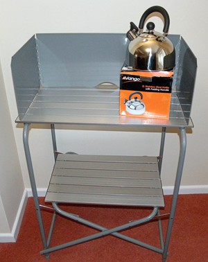 Yellowstone Kitchen Stand and Vango Kettle Norton Nut's Yellowstone Kitchen Stand and Vango Kettle