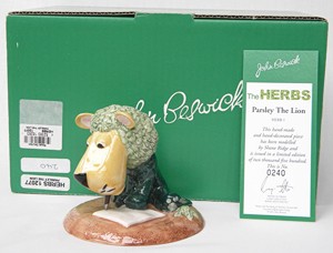 Beswick Herbs Collection - Parsley The Lion Norton Nut's Beswick Herbs Collection - Parsley The Lion