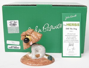 Beswick Herbs Collection - Dill The Dog Norton Nut's Beswick Herbs Collection - Dill The Dog