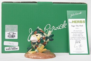 Beswick Herbs Collection - Sage The Owl Norton Nut's Beswick Herbs Collection - Sage The Owl