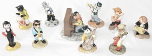Beswick The Cats Chorus - Full Set Of 10, Boxed Norton Nut's Beswick The Cats Chorus - Full Set Of 10, Boxed