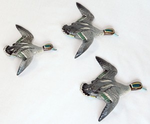 Beswick Teal Wall Plaques Model 1530 - Full Set of 3 Norton Nut's Beswick Teal Wall Plaques Model 1530 - Full Set of 3