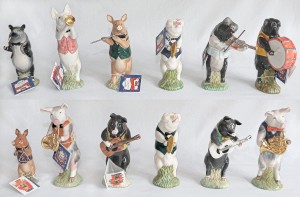 Beswick - 12 Piece Pig Promenade PP1 - PP12 Norton Nut's Beswick - 12 Piece Pig Promenade PP1 - PP12