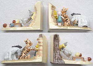 Royal Doulton - Winnie The Pooh Bookends - "Push...Pull!!! Come on Pooh!" Norton Nut's Royal Doulton - Winnie The Pooh Bookends - "Push...Pull!!! Come on Pooh!"