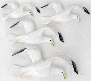 Beswick - Seagull Wall Plaques Full Set Of 4 Norton Nut's Beswick - Seagull Wall Plaques Full Set Of 4