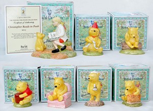 Royal Doulton - Collection Of 7 Winnie The Pooh Figurines Norton Nut's Royal Doulton - Collection Of 7 Winnie The Pooh Figurines