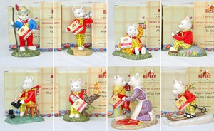 Royal Doulton - Collection Of 8 Characters From The Rupert Bear Series Norton Nut's Royal Doulton - Collection Of 8 Characters From The Rupert Bear Series