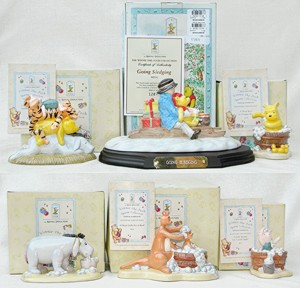 Royal Doulton - Collection Of 6 Figurines From The Winnie The Pooh Series Norton Nut's Royal Doulton - Collection Of 6 Figurines From The Winnie The Pooh Series