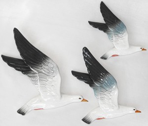 Beswick - Seagull Wall Plaques Set Of 3 Model 922 Norton Nut's Beswick - Seagull Wall Plaques Set Of 3 Model 922