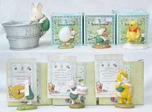 Royal Doulton - Winnie The Pooh Collection Of 6 Piglet Figurines Norton Nut's Royal Doulton - Winnie The Pooh Collection Of 6 Piglet Figurines