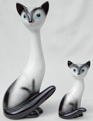 2 SylvaC Long Neck Cats Norton Nut's 2 SylvaC Long Neck Cats