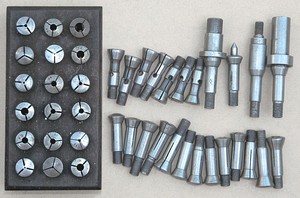Pultra Grinding / Milling / Drilling Spindle and 39 Collets Norton Nut's Pultra Grinding / Milling / Drilling Spindle and 39 Collets