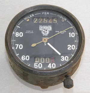 Smiths 85 mph Chronometric Speedo Norton Nut's Smiths 85 mph Chronometric Speedo