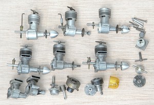 Collection of E.D. Bee Model Engines Norton Nut's Collection of E.D. Bee Model Engines
