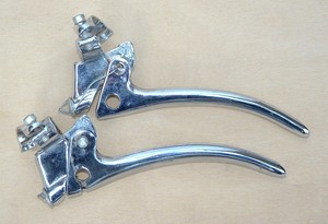 Pair Of Original Control Levers For Norton Norton Nut's Pair Of Original Control Levers For Norton