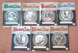7 Model Cars Magazines 1947 - 1950 Mostly Tethered Cars Content Norton Nut's 7 Model Cars Magazines 1947 - 1950 Mostly Tethered Cars Content