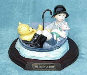 Royal Doulton Disney Figurine The Brain Of Pooh WP31 Norton Nut's Royal Doulton Disney Figurine The Brain Of Pooh WP31