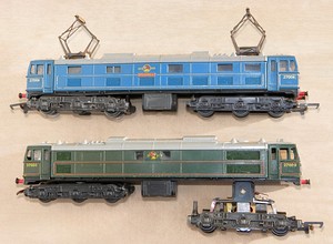 Two Triang R351 Class 27 Overhead Electric Locos, Electra, Pandora Norton Nut's Two Triang R351 Class 27 Overhead Electric Locos, Electra, Pandora