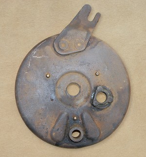 Norton Brake Plate For Girder Forks. ES2, 18, 16H, Inter. Norton Nut's Norton Brake Plate For Girder Forks. ES2, 18, 16H, Inter.