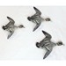 Norton Nut's Beswick Teal Wall Plaques Model 1530 - Full Set of 3