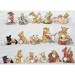 Norton Nut's Royal Doulton Jane Hissey's - 16 Old Bear and Friends Figurines, Boxed