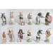 Norton Nut's Beswick - 12 Piece Pig Promenade PP1 - PP12