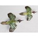 Norton Nut's Beswick - Two Green Woodpecker Wall Plaques