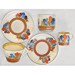 Norton Nut's Clarice Cliff Crocus Pattern - Job Lot Of 5 Items