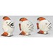 Norton Nut's Clarice Cliff Orange Angel Fish Cruet Set