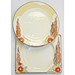 Norton Nut's Two Clarice Cliff Plates In Capri Pattern