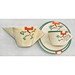 Norton Nut's Clarice Cliff Ravel Pattern Conical Trio and Teapot
