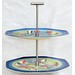 Norton Nut's Stunning Clarice Cliff Cake Stand - Blue Chintz Pattern
