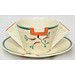 Norton Nut's Clarice Cliff Ravel Pattern Conical Soup Cup and Saucer