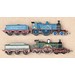 Norton Nut's Two Triang 4-2-2 Locos - Lord of the Isles and Caledonian 123